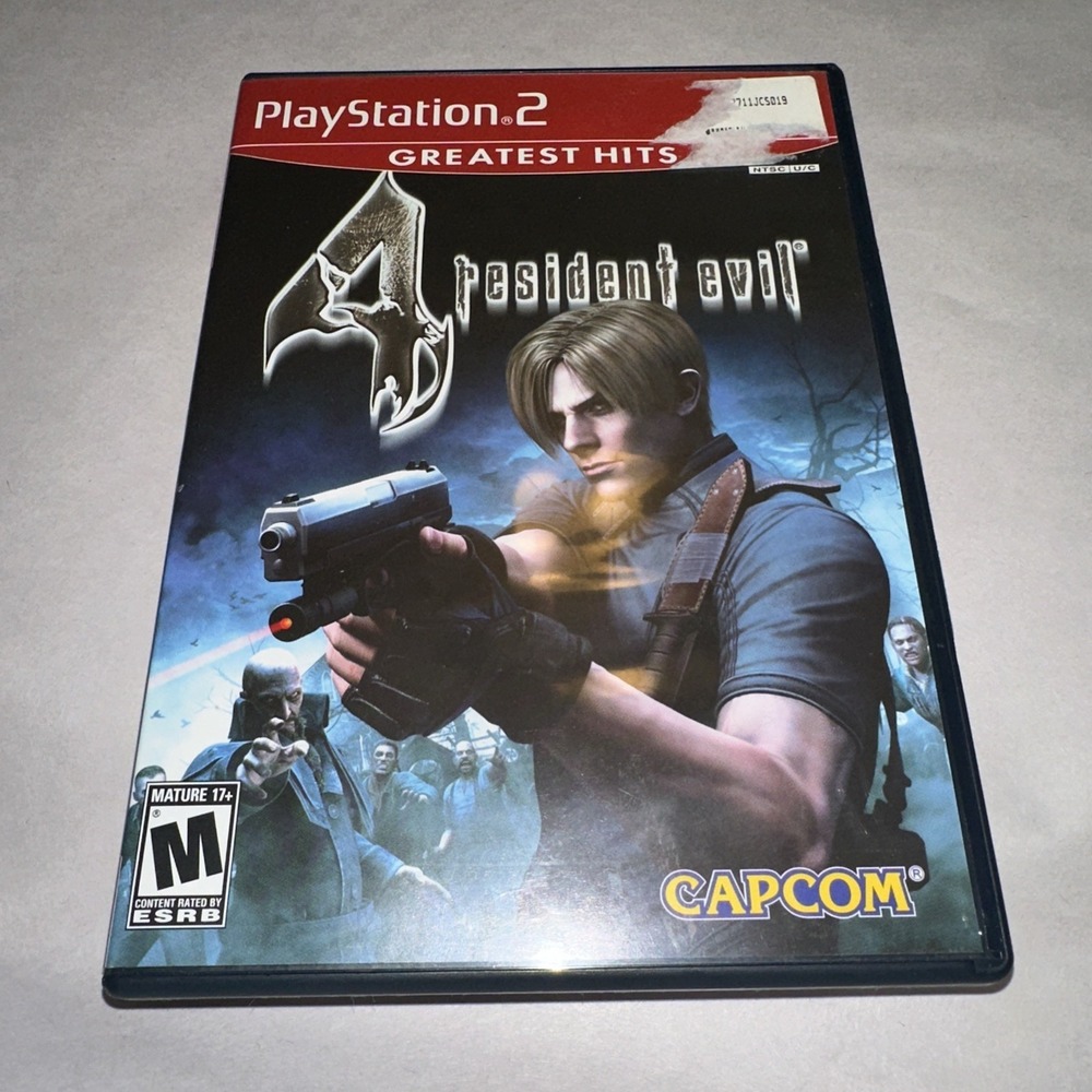 Resident Evil 4 (PS2 PlayStation 2, 2005) Complete CIB Greatest Hits VGC